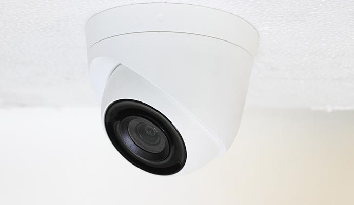 an installed poe camera